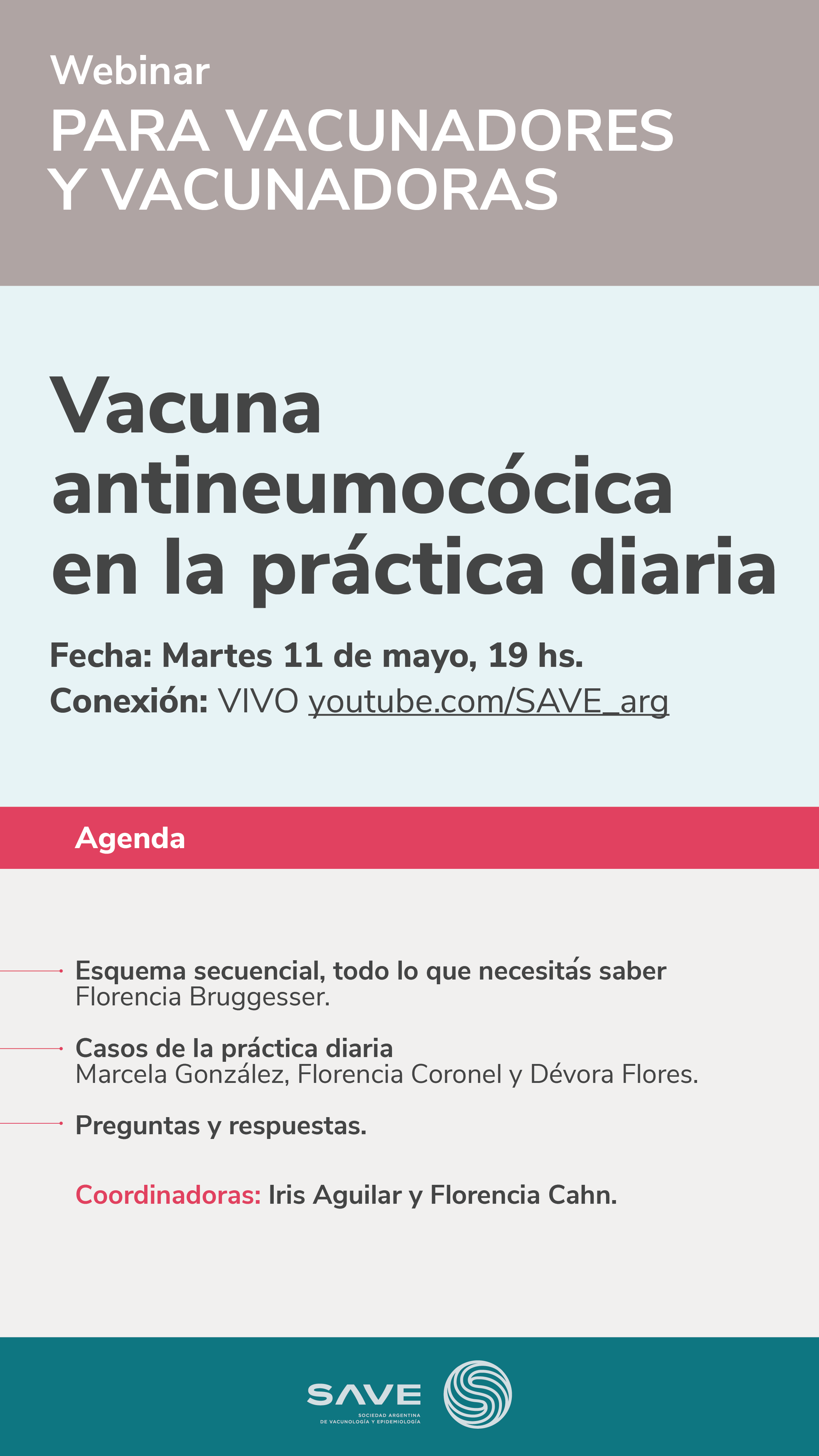 Nuevo Webinar: Vacuna antineumocócica en la práctica diaria
