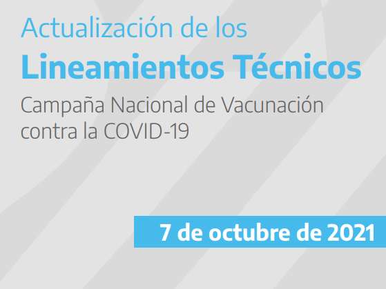Actualización Campaña Nacional de Vacunación contra la COVID-19