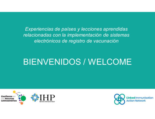 Implementación de registros electrónicos de inmunización: experiencias de países de América Latina y el Caribe y la región Asia-Pacífico