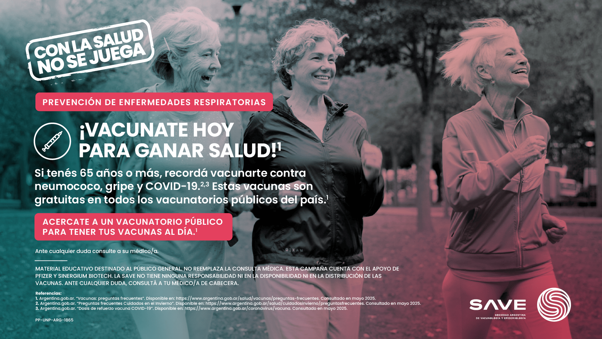 Con la salud no se juega 2025