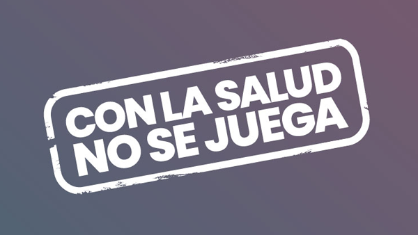 Lanzamiento de la campaña "Con la salud no se juega", impulsada por la SAVE