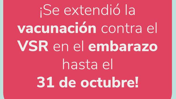 Extensión de la vacunación contra el VSR en personas gestantes